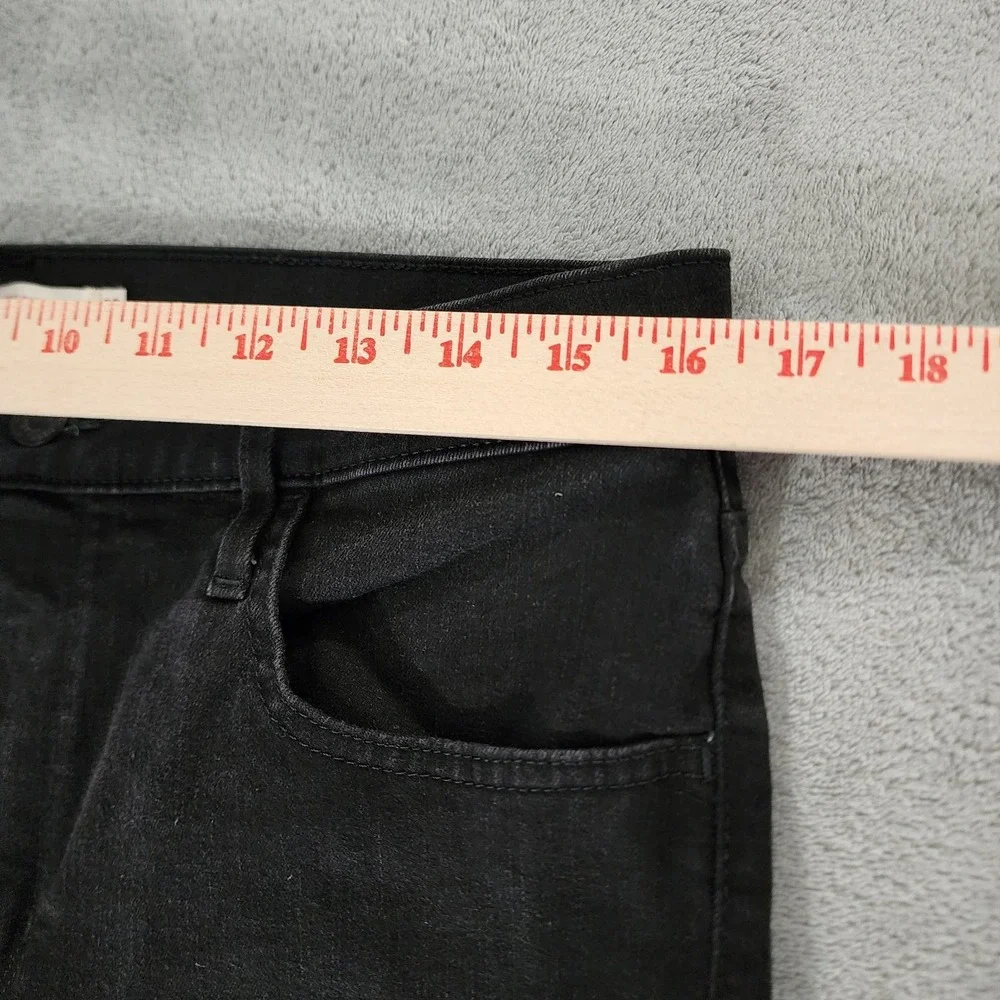 Levi's Women's 720 High Rise Super‎ Skinny Jeans Pants Black Measured Size 33